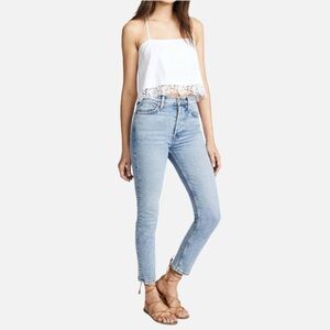 RE/DONE 90s high rise ankle crop jeans